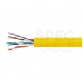 Kabel UTP kat.5e U/UTP 4x2x0,5 Eca żółty FRPVC Alantec