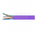 Kabel UTP kat.5e U/UTP 4x2x0,51 fioletowy LSOH Molex