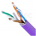 Kabel UTP kat.5e U/UTP 4x2x0,51 fioletowy LSOH Molex