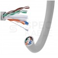 Kabel UTP kat.6 U/UTP 4x2x0,56 B2ca szary LSOH NEKU