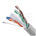 Kabel UTP kat.6 U/UTP 4x2x0,56 B2ca szary LSOH NEKU