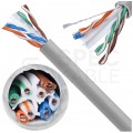 Kabel UTP kat.6 U/UTP 4x2x0,56 B2ca szary LSOH NEKU