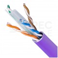 Kabel UTP kat.6 U/UTP 4x2x0,57 fioletowy LSOH Molex