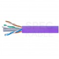 Kabel UTP kat.6 U/UTP 4x2x0,57 fioletowy LSOH Molex