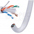 Kabel UTP kat.6A U/UTP 4x2x0,57 Dca jasnoszary LSOH Alantec