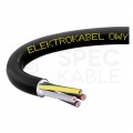 Kabel warsztatowy OWY / H05VV-F 4x1,mm2 czarny 300/500V giętki linka Elektrokabel