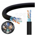 Kabel zewnętrzny FTPz kat.6 F/UTP 4x2x0,55 SecurityNET