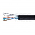 Kabel zewnętrzny z linką nośną FTPzn kat.5e F/UTP 4x2x0,5 Alantec