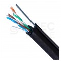 Kabel zewnętrzny z linką nośną UTPzn kat.5e U/UTP 4x2x0,5 Maxcable