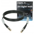 KLOTZ Kabel Coaxial Audio 1x RCA Cinch (wtyk / wtyk) 3m