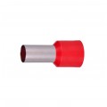 Końcówka tulejkowa izolowana typ HI / TE DIN 35mm2 / 16mm miedziana cynowana galwanicznie czerwona Elpromet 50szt.
