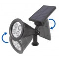 Lampa solarna LED 1,2W 120lm ogrodowa, wbijana, czujnik zmierzchu 34cm IP44 MATER LED