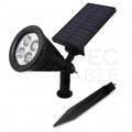 Lampa solarna LED 1,2W 120lm ogrodowa, wbijana, czujnik zmierzchu 34cm IP44 MATER LED