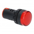Lampka kontrolna sterownicza LED Czerwona 12V fi:22mm ADELID