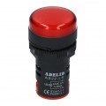 Lampka kontrolna sterownicza LED Czerwona 24V fi:22mm ADELID