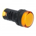 Lampka kontrolna sterownicza LED Żółta 12V fi:22mm ADELID