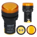 Lampka kontrolna sterownicza LED Żółta 230V fi:22mm ADELID