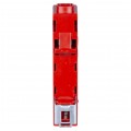 Listwa zaciskowa bezgwintowa LZB czerwona 14-torowa 63A na szynę DIN TH35 (1x 25mm2 + 13x 2,5mm2) PAWBOL