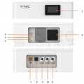 Moduł kontrolny magazynu energii LCD BMS OHS-HV100 V-TAC 10 LAT GWARANCJI