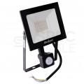 Naświetlacz LED SMD 20W 1600lm 6500K IP44 czarny, z czujnikiem ruchu CW REBEL