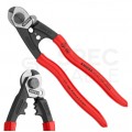 Nożyce do cięcia drutów i lin stalowych (do 5mm) powlekane 190mm KNIPEX 95 61 190