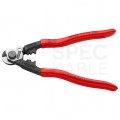 Nożyce do cięcia drutów i lin stalowych (do 5mm) powlekane 190mm KNIPEX 95 61 190