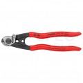 Nożyce do cięcia drutów i lin stalowych (do 5mm) powlekane 190mm KNIPEX 95 61 190