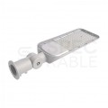 Oprawa, lampa uliczna LED SMD 100W 11480lm 6500K IP65 szara z regulowanym uchwytem CW V-TAC SAMSUNG VT-139ST-N 5 LAT GWARANCJI