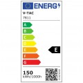 Oprawa przemysłowa LED SMD 150W 15300lm 6500K IP65 czarna CW IK05 HighBay V-TAC VT-92150 2 LAT GWARANCJI