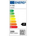 Oprawa przemysłowa LED SMD 200W 17000lm 6500K IP65 czarna CW HighBay V-TAC VT-90201