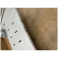 OUTLET Półka regulowana do szafy RACK 19" 1U 250mm szara