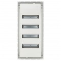 OUTLET Rozdzielnica podtynkowa VOLTA 4x12 modułów IP30 755,5x348x89mm drzwi pełne HAGER