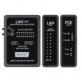 OUTLET Tester kabli sieciowych LAN RJ45 PoE + BNC z diodami LED DIGITUS