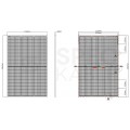 Panel solarny fotowoltaiczny monokrystaliczny 450W Double Glass, Black IP68 450W OSDA (15 lat gwarancji)