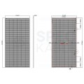 Panel solarny fotowoltaiczny monokrystaliczny 590W Silver IP68 590W ODA450-27V-MHDBR 15 lat gwarancji