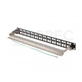 Patch panel pusty RACK 19" 1U na 48 moduły keystone czarny FTP LANBERG