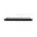 Patch panel RACK 19" kat.6 48p UTP z półką 1U LANBERG