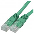 Patchcord UTP kat.5e kabel sieciowy LAN 2x RJ45 linka zielony 1,5m