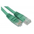 Patchcord UTP kat.5e kabel sieciowy LAN 2x RJ45 linka zielony 1,5m
