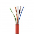 Patchcord UTP kat.6 kabel sieciowy LAN 2x RJ45 linka czerwony 5m NEKU