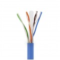 Patchcord UTP kat.6 kabel sieciowy LAN 2x RJ45 linka niebieski 3m NEKU