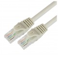 Patchcord UTP kat.6 kabel sieciowy LAN 2x RJ45 linka szary 1m NEKU