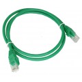 Patchcord UTP kat.6 kabel sieciowy LAN 2x RJ45 linka zielony 0,25m Alantec