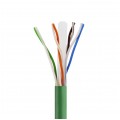 Patchcord UTP kat.6 kabel sieciowy LAN 2x RJ45 linka zielony 0,25m NEKU