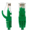 Patchcord UTP kat.6 kabel sieciowy LAN 2x RJ45 linka zielony 1m NEKU
