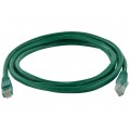 Patchcord UTP kat.6 kabel sieciowy LAN 2x RJ45 linka zielony 3m