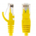 Patchcord UTP kat.6 kabel sieciowy LAN 2x RJ45 linka żółty 5m NEKU