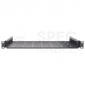 Półka regulowana do szafy RACK 19" 1U 250mm czarna