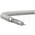 Przewód antenowy 75ohm TC6 Trishield 1,13/4,8/7,2 Cu ekran 80% biały tc'eq