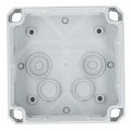 Puszka instalacyjna natynkowa NFK08 85x85x54mm bezhalogenowa hermetyczna IP66 szara NEPTUN Compact F-TRONIC